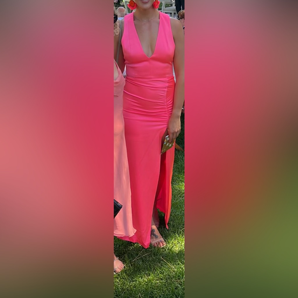 Gorgeous Alice & Olivia Bright Pink Gown